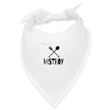 Mistboy - Bandana Dreieckstuch - Weiß - Vorne