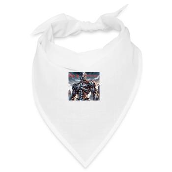T-800 - Bandana Dreieckstuch - Weiß - Vorne