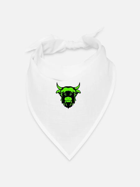 buffalo bull - Bandana Dreieckstuch - Weiß