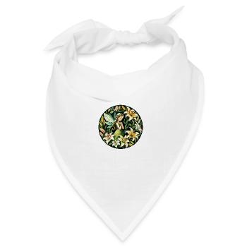 Lilien-Fee - Bandana Dreieckstuch - Weiß - Vorne