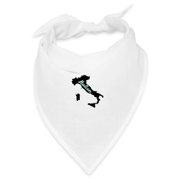italien land - Bandana Dreieckstuch - Weiß - Vorne