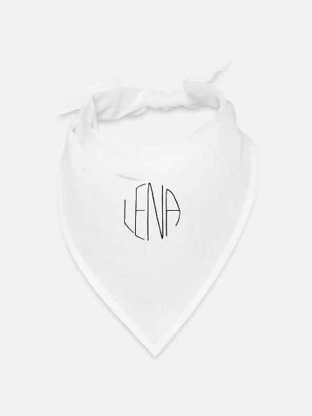 Lena - Bandana Dreieckstuch - Weiß