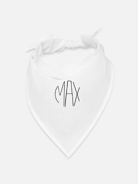 Max - Bandana Dreieckstuch - Weiß