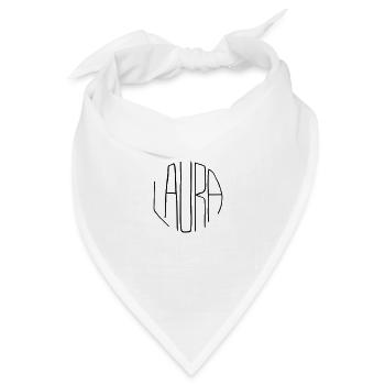 Laura - Bandana Dreieckstuch - Weiß - Vorne