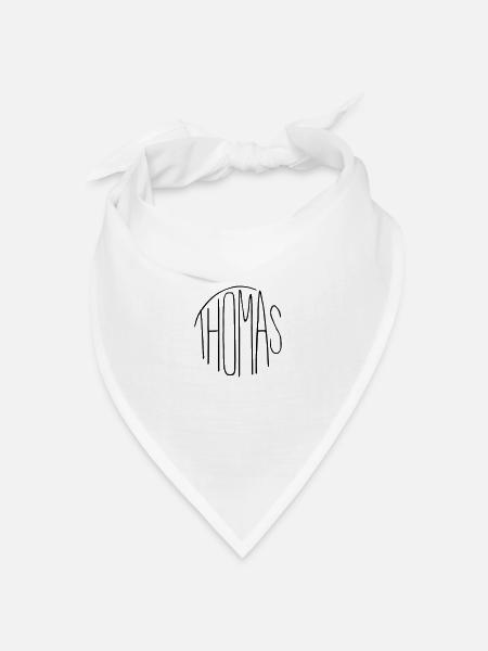 Thomas - Bandana Dreieckstuch - Weiß