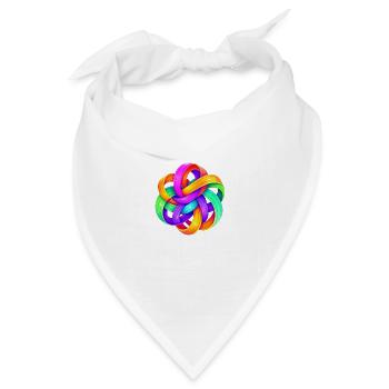 Kunst - Bandana Dreieckstuch - Weiß - Vorne