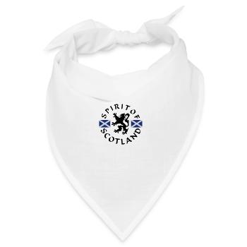 Spirit-of-Scotland - Bandana Dreieckstuch - Weiß - Vorne