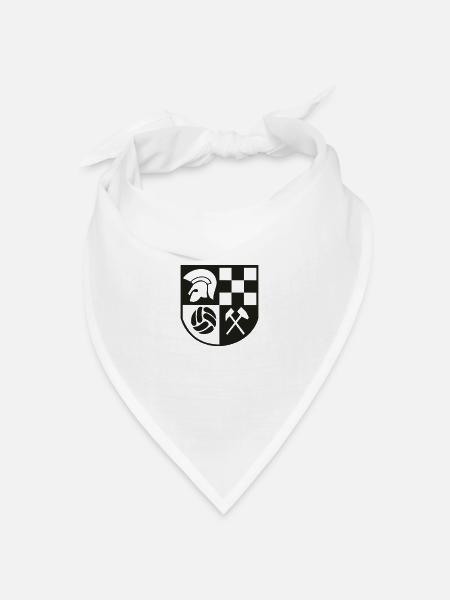 Ska Wappen - Bandana Dreieckstuch - Weiß