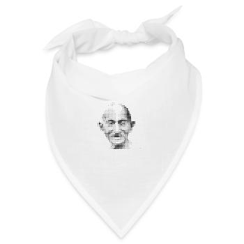 Gandhi - Bandana Dreieckstuch - Weiß - Vorne