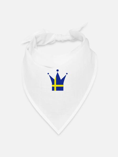 Schweden - Bandana Dreieckstuch - Weiß