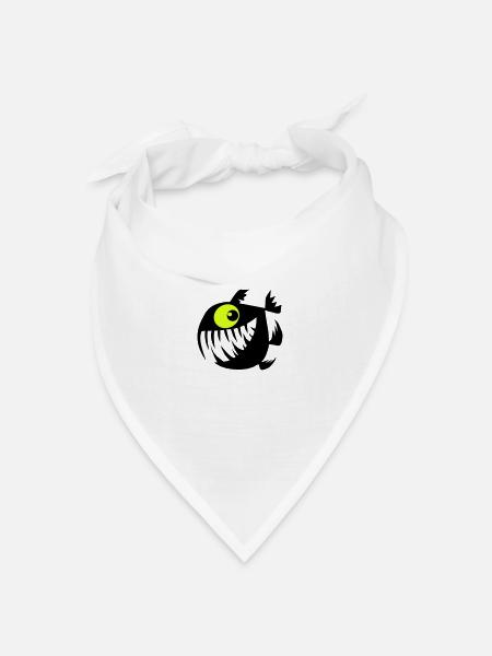 Frohe Perry - Bandana Dreieckstuch - Weiß