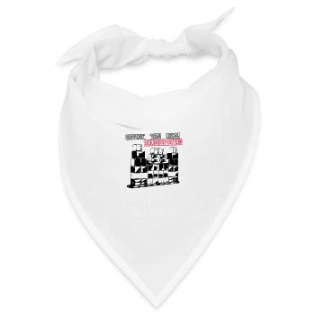 SUPPORT YOUR LOCAL SOUNDSYSTEM - Bandana Dreieckstuch - Weiß - Vorne