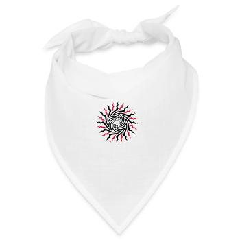 psychedelic_sun_201007_a_color - Bandana Dreieckstuch - Weiß - Vorne