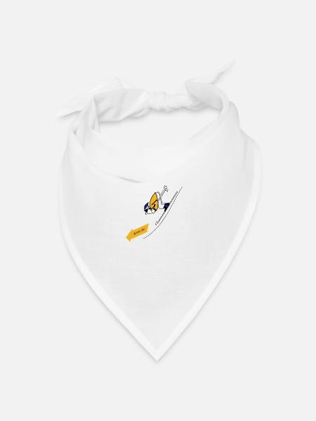 Apres ski - Bandana Dreieckstuch - Weiß