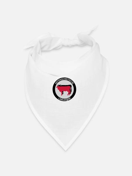 Antifaschistische Landjugend - Bandana Dreieckstuch - Weiß
