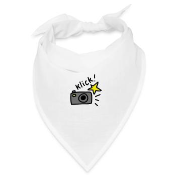 klick! Foto 3 - Bandana Dreieckstuch - Weiß - Vorne