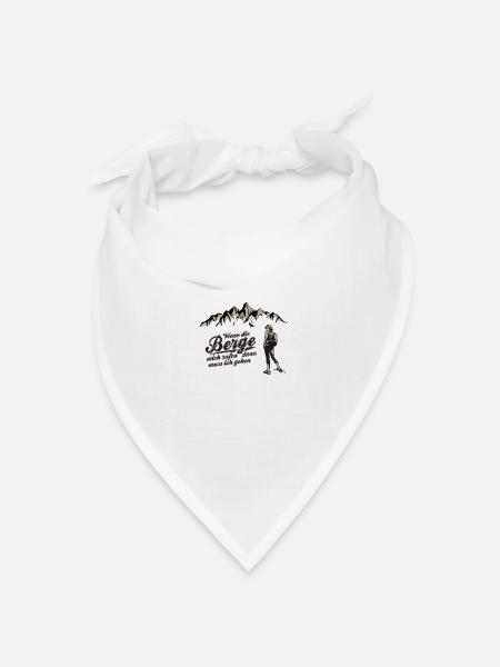 WANDERN | FRAU - Bandana Dreieckstuch - Weiß