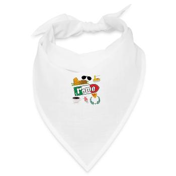 Ich liebe Rom - Bandana Dreieckstuch - Weiß - Vorne