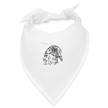 pigeon - Bandana Dreieckstuch - Weiß - Vorne