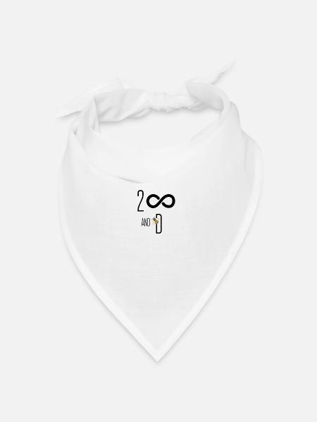 To infinity and Beyond - Bandana Dreieckstuch - Weiß