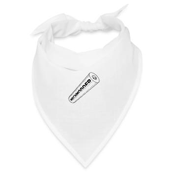 MECHMODDER - Bandana Dreieckstuch - Weiß - Vorne