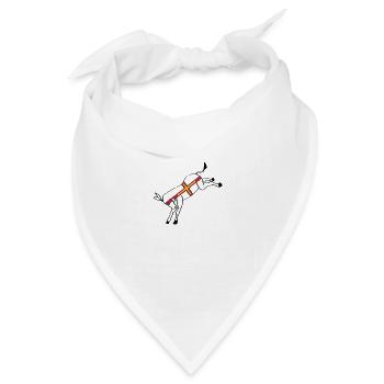 guernseydonkey - Bandana Dreieckstuch - Weiß - Vorne