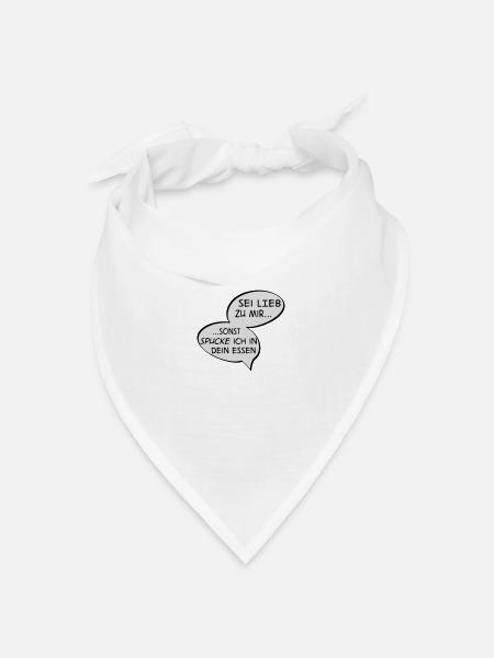 Koch - Bandana Dreieckstuch - Weiß