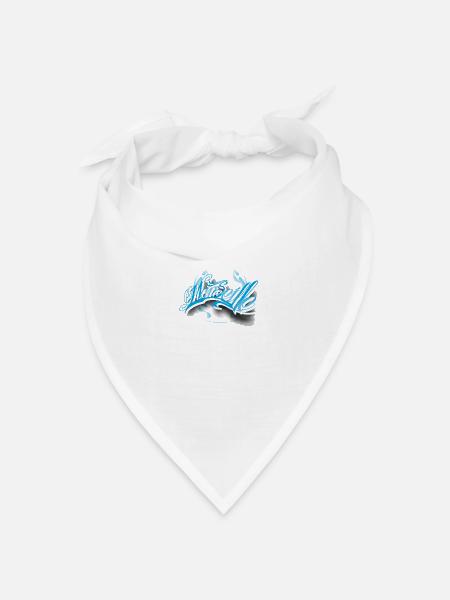 Marseille Tattoo - Bandana Dreieckstuch - Weiß