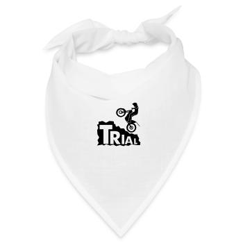 Trial Rock - Bandana Dreieckstuch - Weiß - Vorne
