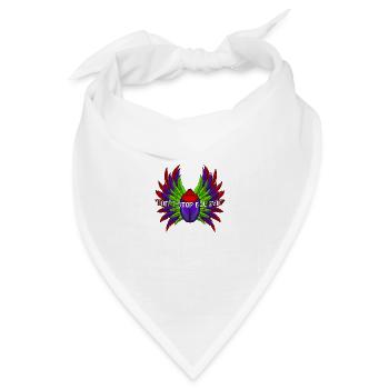 Don't Stop Believin' - Bandana Dreieckstuch - Weiß - Vorne