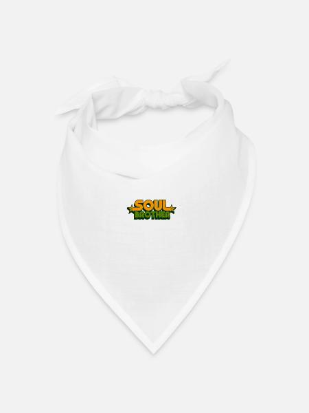 soul brother - Bandana Dreieckstuch - Weiß