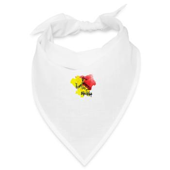 sicilia - Bandana Dreieckstuch - Weiß - Vorne