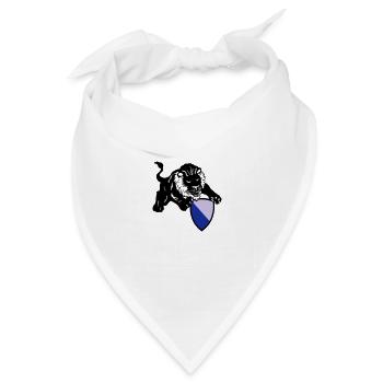 zürich löwe - Bandana Dreieckstuch - Weiß - Vorne
