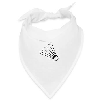 Badminton - Bandana Dreieckstuch - Weiß - Vorne