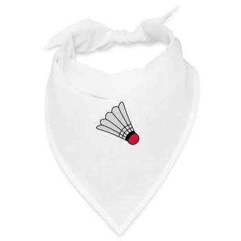 Badminton - Bandana Dreieckstuch - Weiß - Vorne