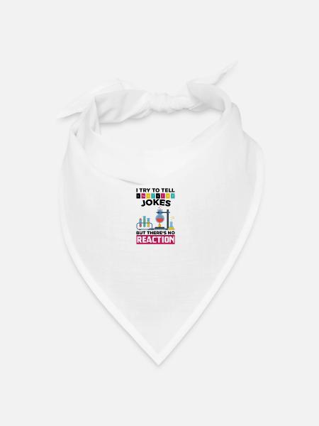 Chemistry Chemie Spruch Periodensystem Geschenk - Bandana Dreieckstuch - Weiß