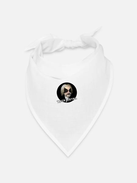 BACH BLACK METAL - Bandana Dreieckstuch - Weiß