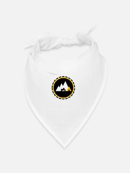 Enduro Fun - Bandana Dreieckstuch - Weiß
