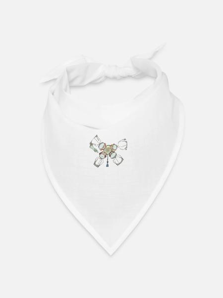 OP Saal Krankenschwester Arzt - Bandana Dreieckstuch - Weiß