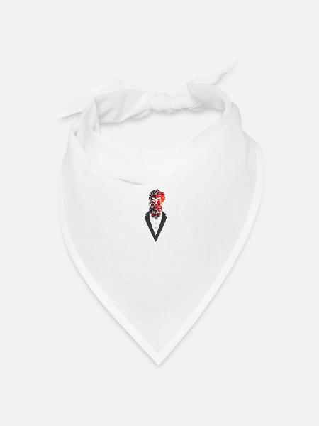 Gentleman - Bandana Dreieckstuch - Weiß