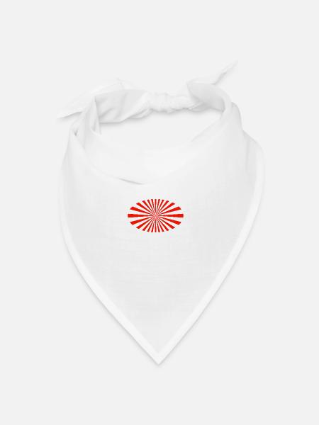Japan - Bandana Dreieckstuch - Weiß