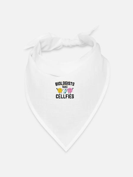 Biologen Beruf | Biologe Biologin Student Geschenk - Bandana Dreieckstuch - Weiß