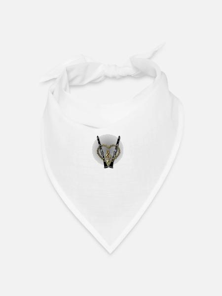 Klarinette - Bandana Dreieckstuch - Weiß