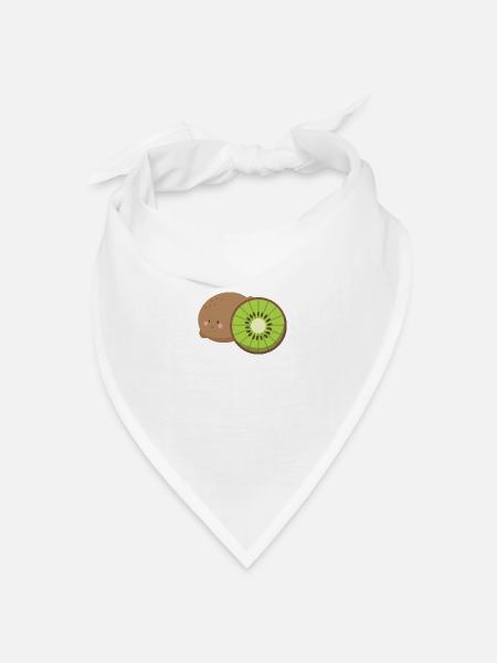 kiwi - Bandana Dreieckstuch - Weiß