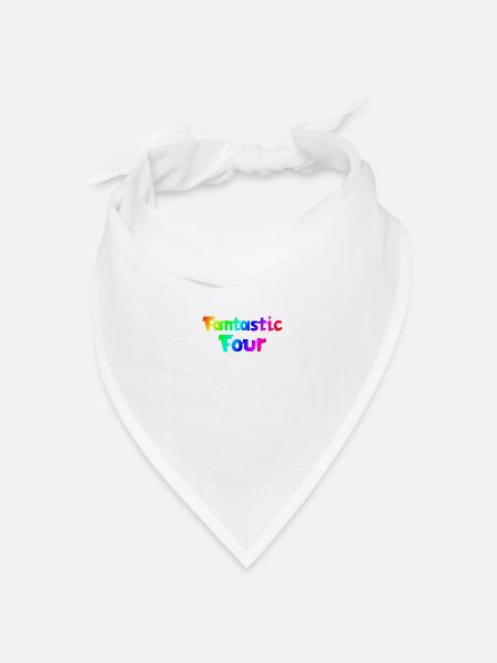 Fantastic Four - Bandana Dreieckstuch - Weiß