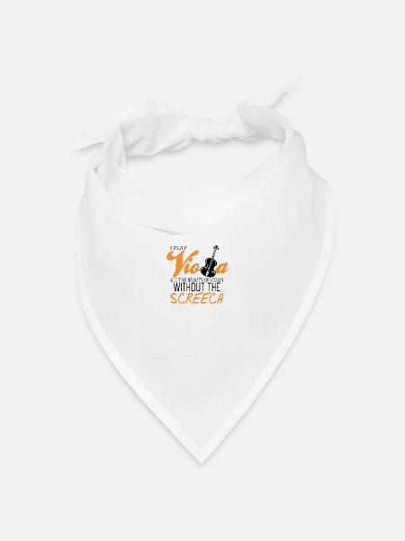 Bratsche - Bandana Dreieckstuch - Weiß