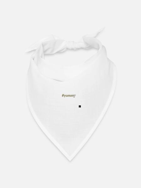 Yummy - Bandana Dreieckstuch - Weiß