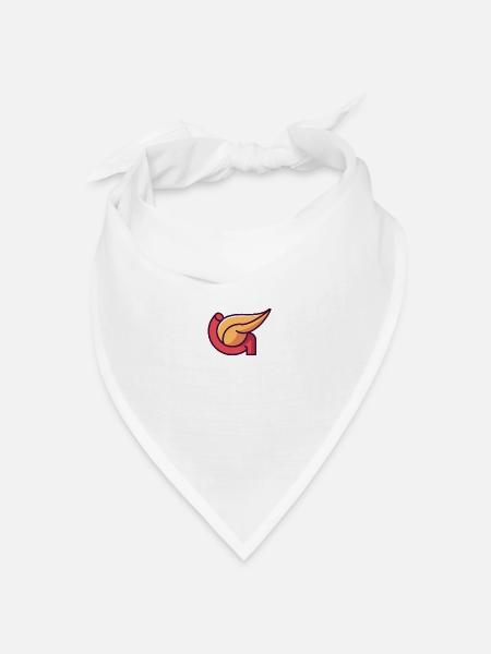 Pankreas - Bandana Dreieckstuch - Weiß