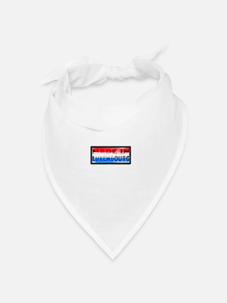 Made in Luxembourg - Bandana Dreieckstuch - Weiß