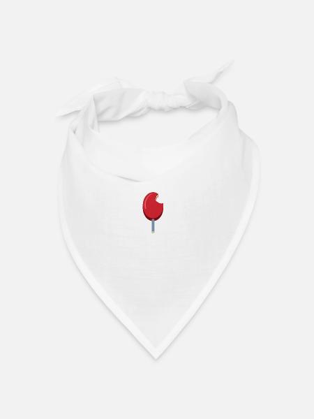 Bum Eis - Bandana Dreieckstuch - Weiß